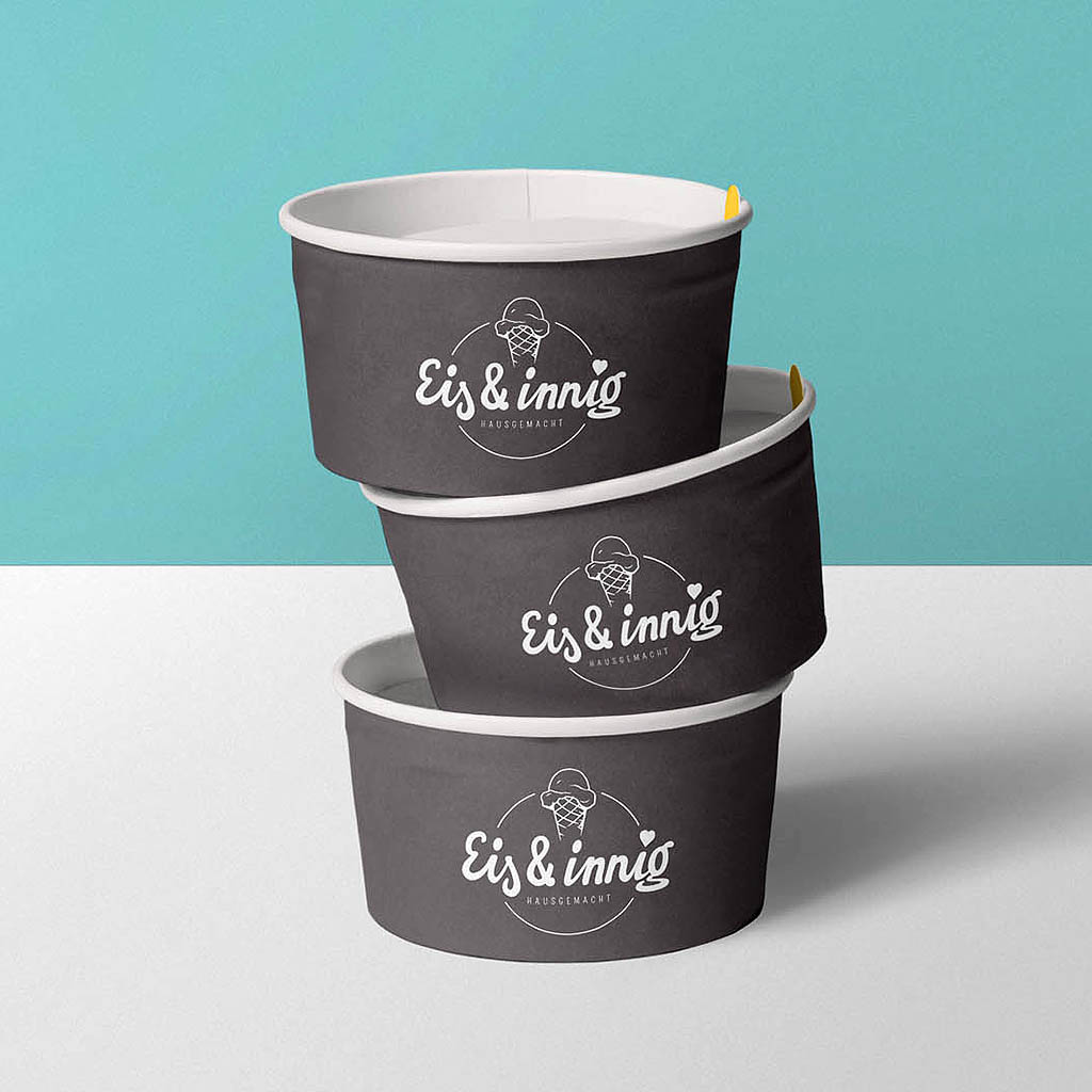 Eis & innig Packaging Eisbecher